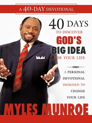 cover image of 40 Days to Discovering God's Big Idea for Your Life